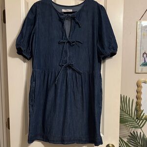 LOFT Indigo Denim Dress